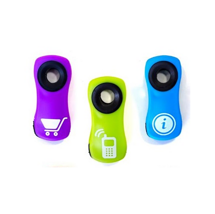 LOT DE 3 PINCES AIMENTÉES POUR FRIGO VIOLET VERT BLEU