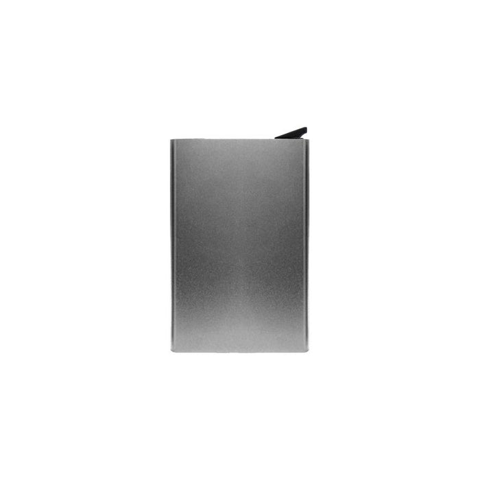 PORTE-CARTE ANTI-PIRATAGE RFID METAL GRIS