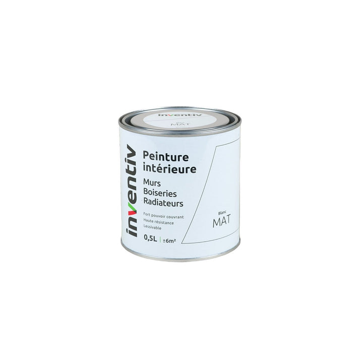 PEINTURE BLANC MAT 0.5L