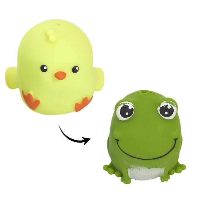 JOUET REVERSIBLE POUSSIN-GRENOUILLE