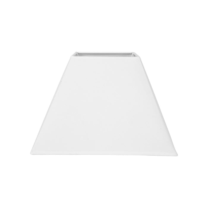 ABAT-JOUR CARRÉ BLANC 26.5CM