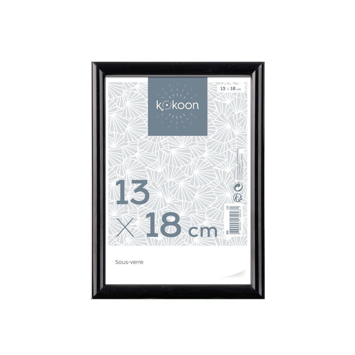 CADRE PVC NOIR 13X18CM