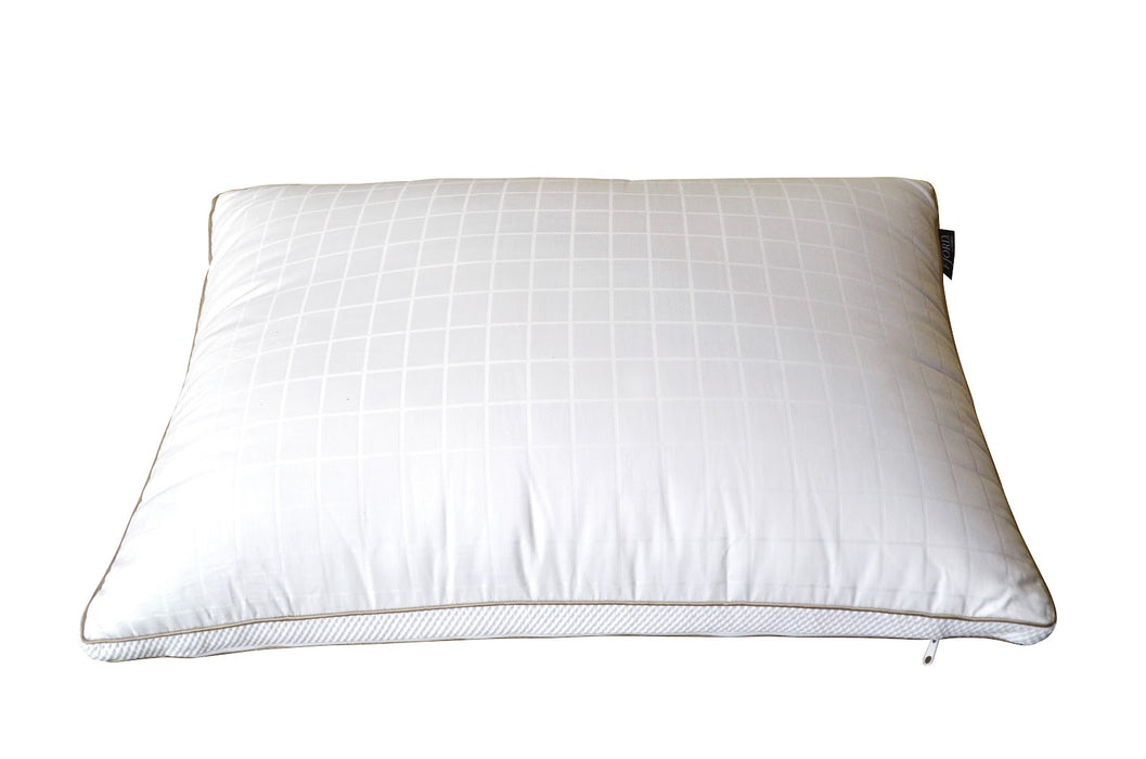 OREILLER DOUBLE CONFORT BLANC 45X65