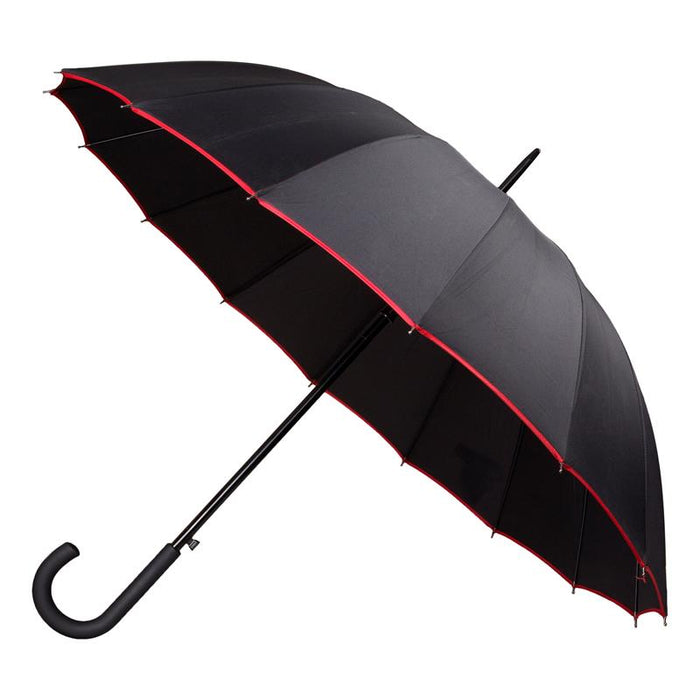 PARAPLUIE 1M ULTRA-RESISTANT NOIR/ROUGE