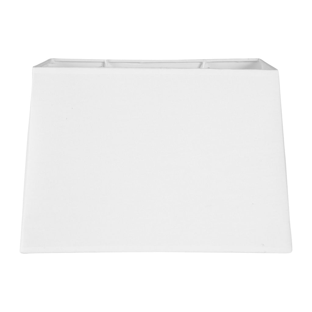ABAT- JOUR RECTANGLE BLANC 20CM