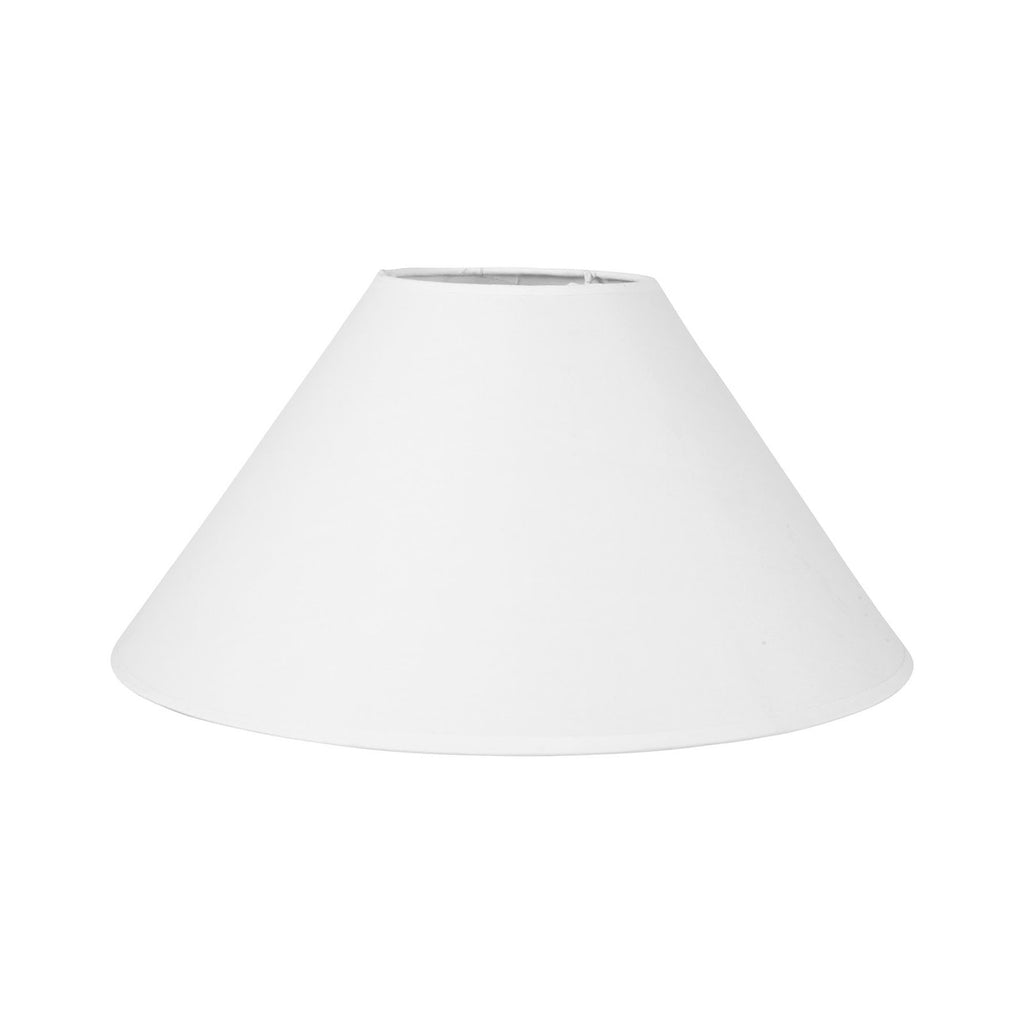 ABAT-JOUR ROND BLANC 35CM