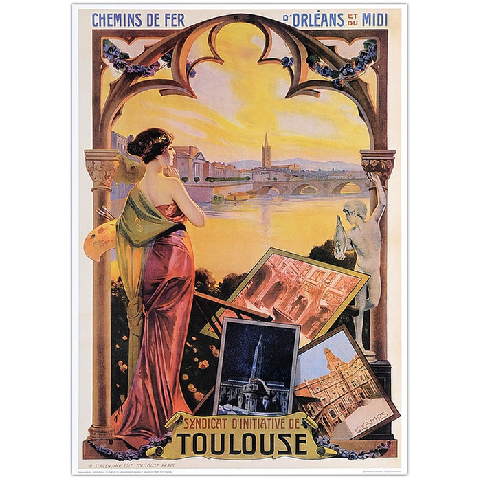 AFFICHE TOULOUSE EDITION FRICKER N° 502