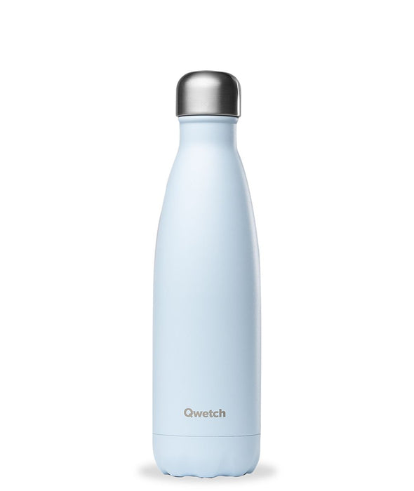 BOUTEILLE ISOTHERME QWETCH PASTEL BLEU 500ML
