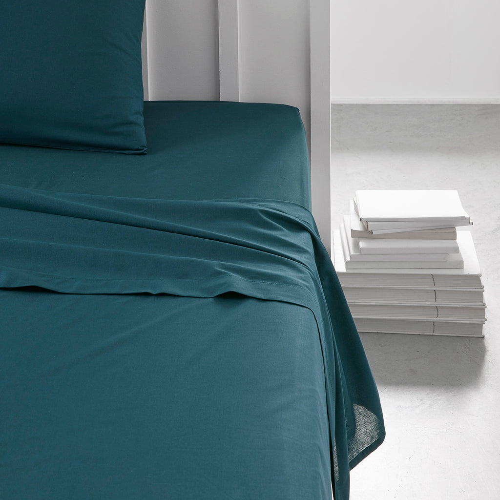 DRAP PLAT 2 PERSONNES 240X300 COTON UNI ESSENTIAL PAON