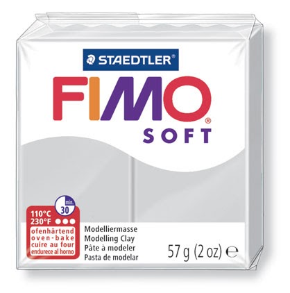 PATE FIMO SOFT GRISE 57G