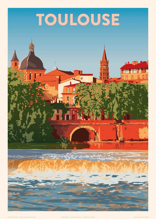AFFICHE TOULOUSE EDITION FRICKER N° 507